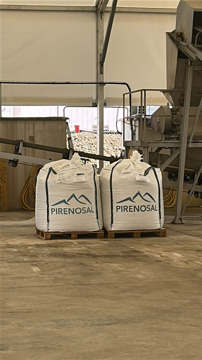 Sacos de sal industrial de Pirenosal